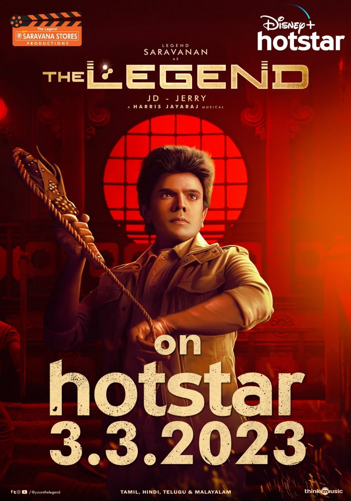 The Legend movie to stream in disney + hotstar ott official 