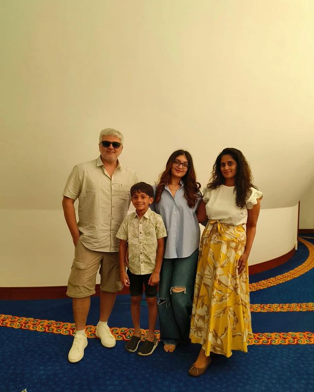Ajithkumar Shalini Ajithkumar Dubai Vacation with family