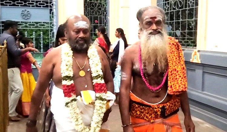 Actor Senthil Bhimaratha shanthi Festival Thirukkadaiyur Abhirami Temple