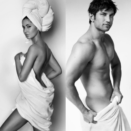 Katrina Kaif and Sushant Singh pose for Mario Testino