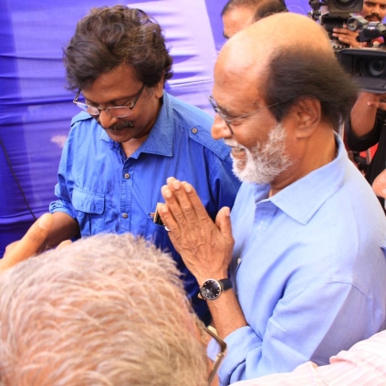 Rajinikanth arrives in Chennai after the 1st schedule of Kaala in Mumbai
