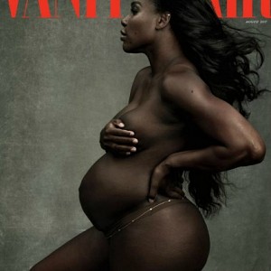 Serena Williams shows her baby bump for her pregnancy photoshoot