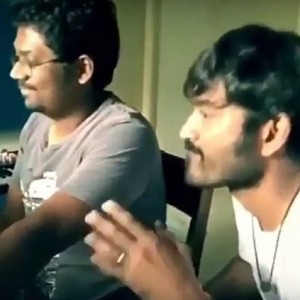 Dhanush, Soundarya and Sean Roldan's fun recording session for VIP 2