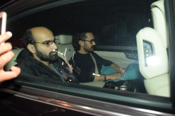 Aamir khan and Kangana Ranaut at sridevi house