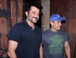 Aamir Khan visit Anil Kapoor's residence