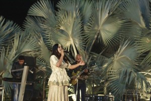 Aashka Goradia and Brent Goble's Colorful Sangeet