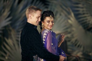 Aashka Goradia and Brent Goble's Colorful Sangeet