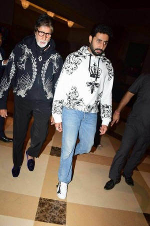 Bachchan Family Spotted At JW Marriott