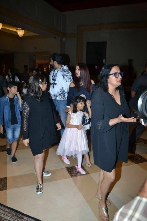 Bachchan Family Spotted At JW Marriott