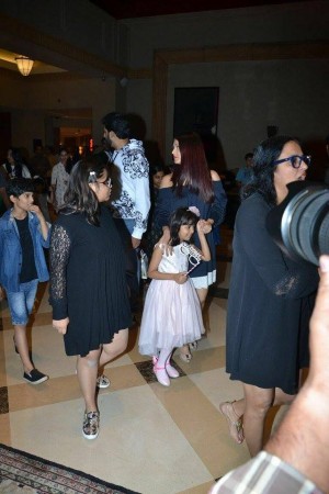 Bachchan Family Spotted At JW Marriott