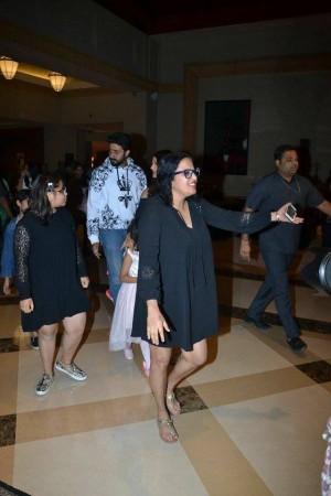 Bachchan Family Spotted At JW Marriott