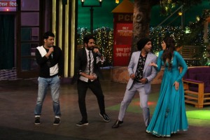 Bareilly Ki Barfi Team On Set Of Kapil Sharma Show