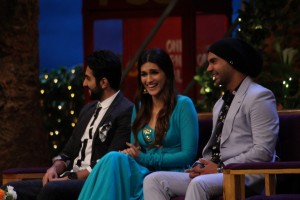 Bareilly Ki Barfi Team On Set Of Kapil Sharma Show