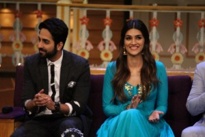 Bareilly Ki Barfi Team On Set Of Kapil Sharma Show