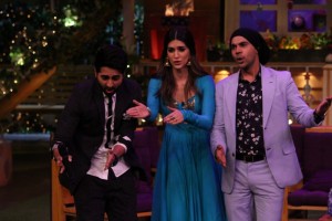 Bareilly Ki Barfi Team On Set Of Kapil Sharma Show