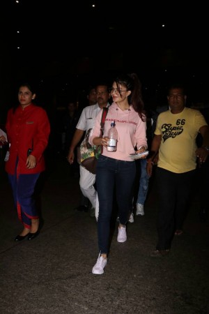 Jacqueline Fernandez Spotted At Airport