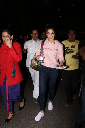 Jacqueline Fernandez Spotted At Airport