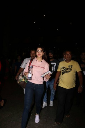 Jacqueline Fernandez Spotted At Airport