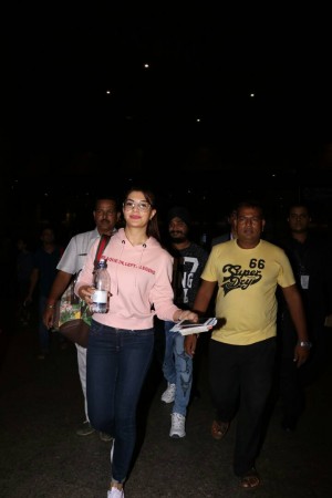 Jacqueline Fernandez Spotted At Airport