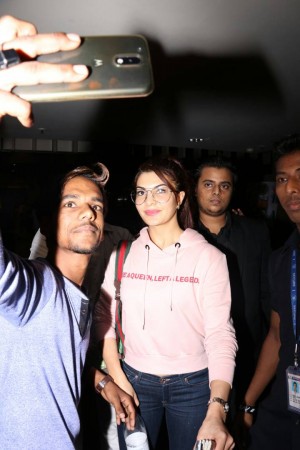 Jacqueline Fernandez Spotted At Airport