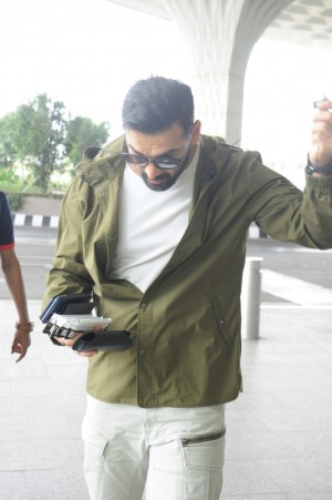 John Abraham Spotted At International Airport