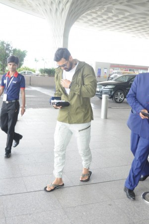 John Abraham Spotted At International Airport