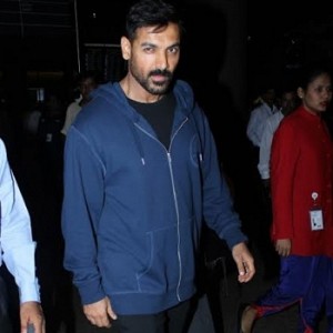 John Abraham Spotted At International Airport