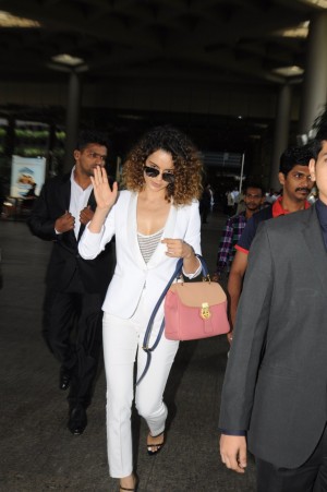 Kangana Ranaut Spotted At International Airport