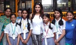 Raveena Tandon Celebrates Earth Hour with Students