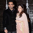 Sagarika Ghatge And Zaheer Khan Reception