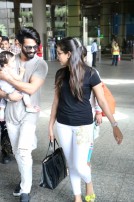 Shahid Kapoor And Mira Rajput Spotted At Airport