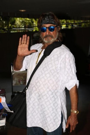 Shakti Kapoor Spotted At International Airport