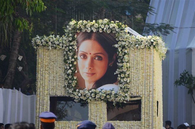 Sridevi's Final Journey - Funeral Photos