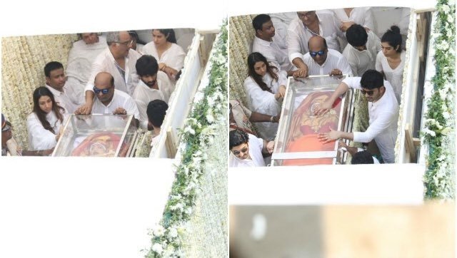 Sridevi's Final Journey - Funeral Photos