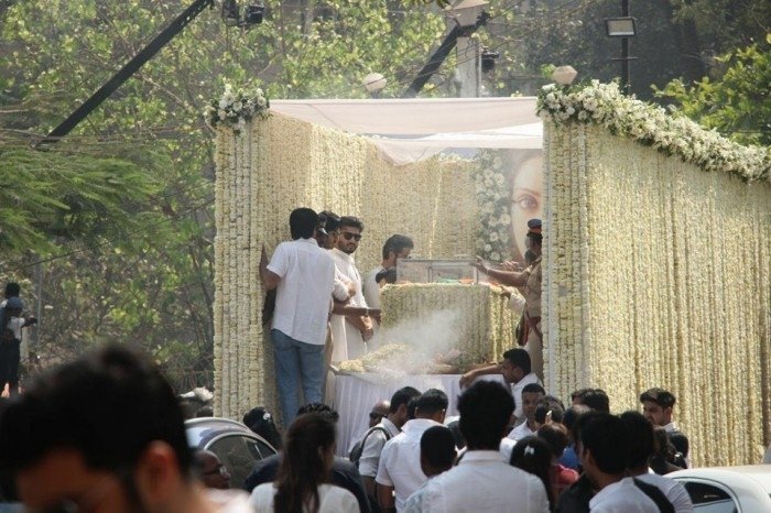 Sridevi's Final Journey - Funeral Photos