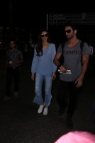 Sushant Singh Rajput And Kriti Sanon Spotted At Airport