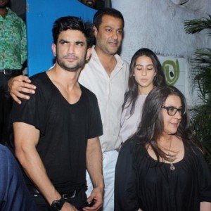 Sushant Singh Rajput, Sara Ali Khan & Amrita Singh Spotted At Olive Bar & Kitchen