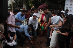 Tree Plantation & Initiative By MCGM & Bhamla Foundation With Sanjay Dutt