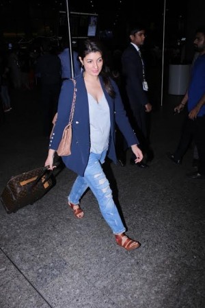 Twinkle Khanna Spotted At International Airport