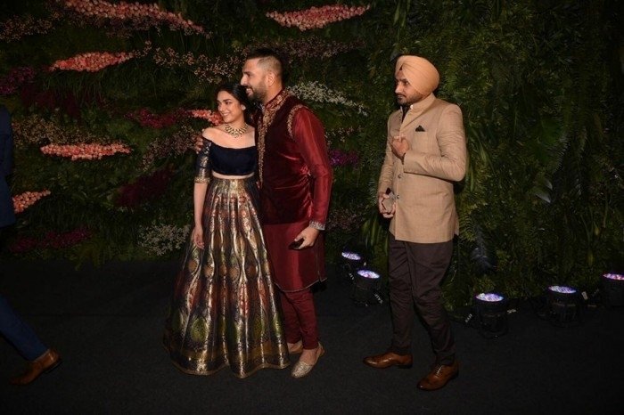 Virat Kohli And Anushka Sharma Reception
