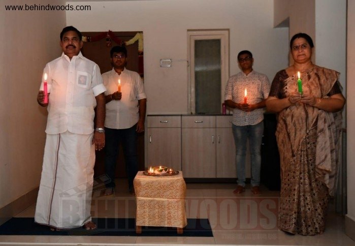 Celebrities photos with Diya and Torchlights to stand united against Corona