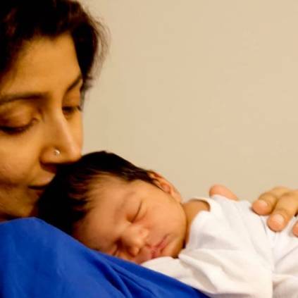Divya Unni and Arun blessed with baby girl Aishwarya