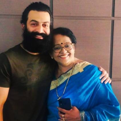 Prithviraj's mother Mallika shares her prayers for Aadu Jeevitham