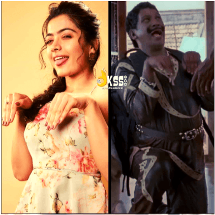 Rashmika photoshoot trolled with Vadivelu scenes