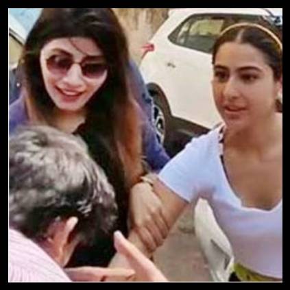 Sara Ali Khan shocked when a fan tried to kiss on her Hand