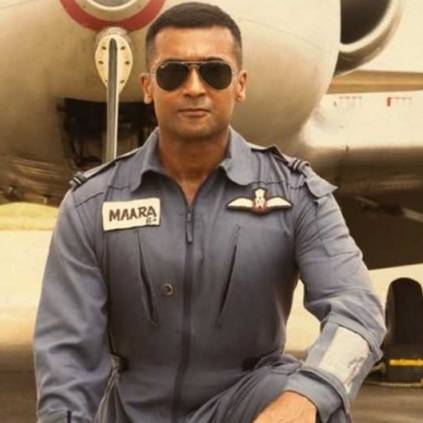 Soorarai Pottru Audio release on Airplane with 100 Children