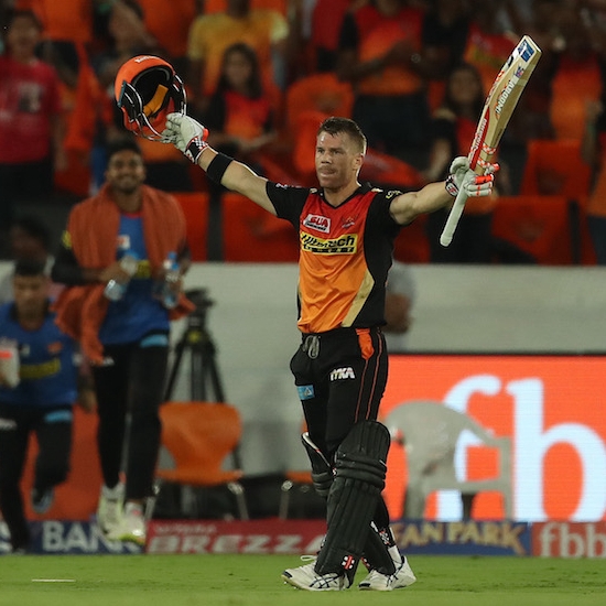 When Warner went Kaboom against KKR