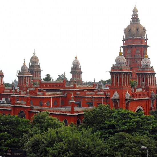 The Madras High Court building is the second largest judicial complex in the world.
