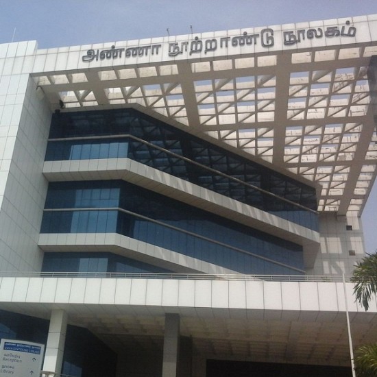 Anna Centenary Library in Chennai is the biggest library in Asia.