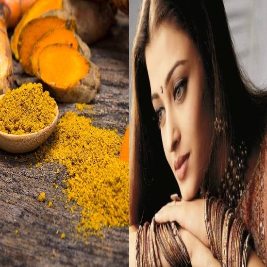Turmeric pack - Aishwarya Rai Bachchan